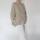 90s Design Beige Blouse