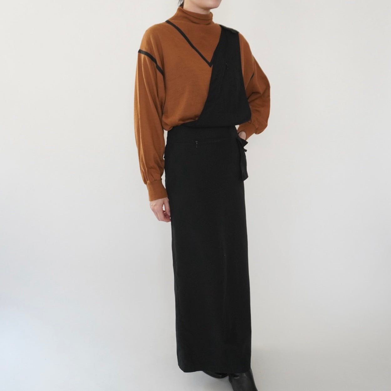 90s One Shoulder Design Dress