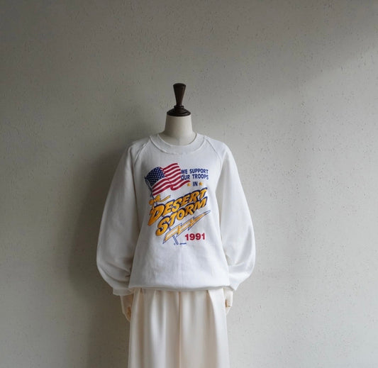 90s Printed Sweater Made in USA