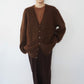 80s Brown Cardigan