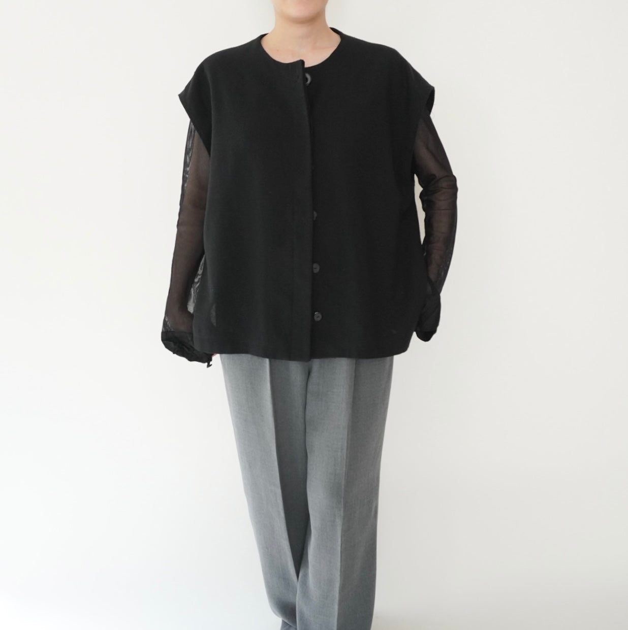 80s Boxy Top,Vest