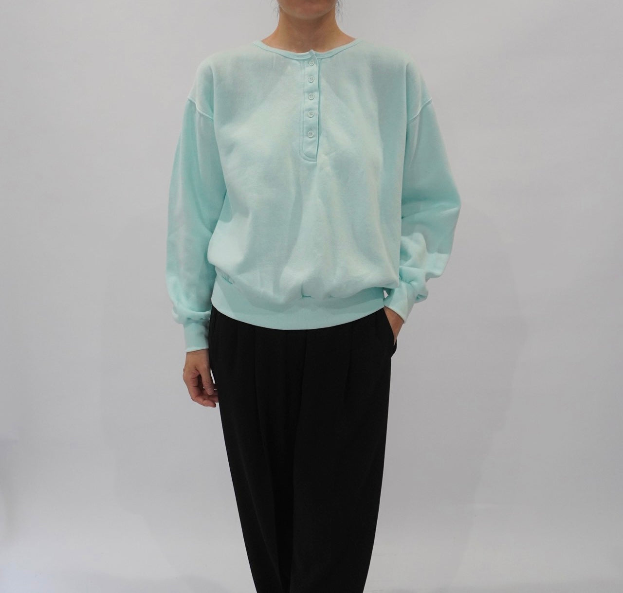 90s Light Blue Sweater