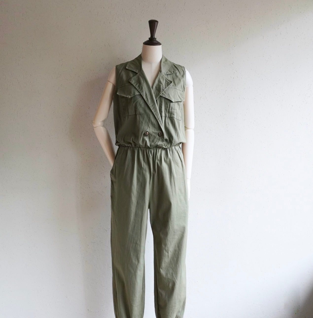 90s Sleeveless Jumpsuit Made in Italy