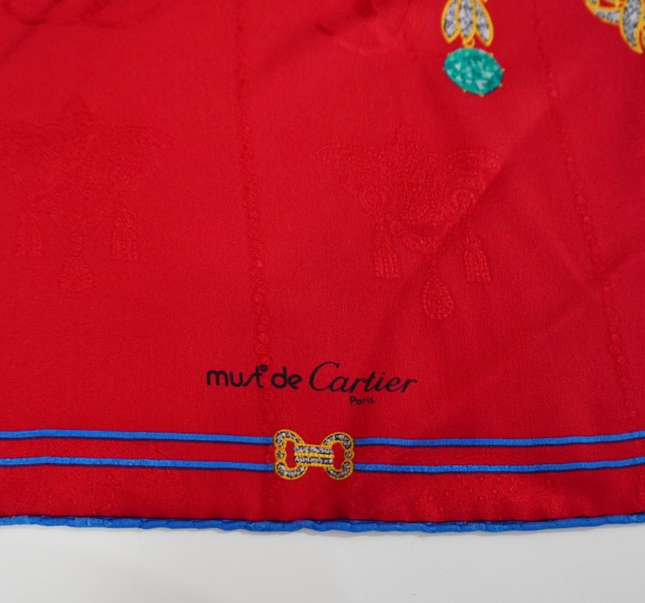 "Cartier" Silk Scarf Made in Italy