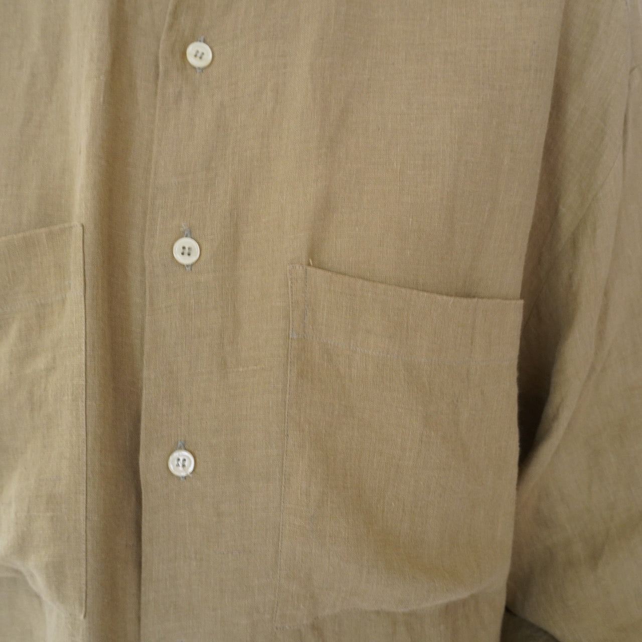 80s Linen Shirt Made in Italy