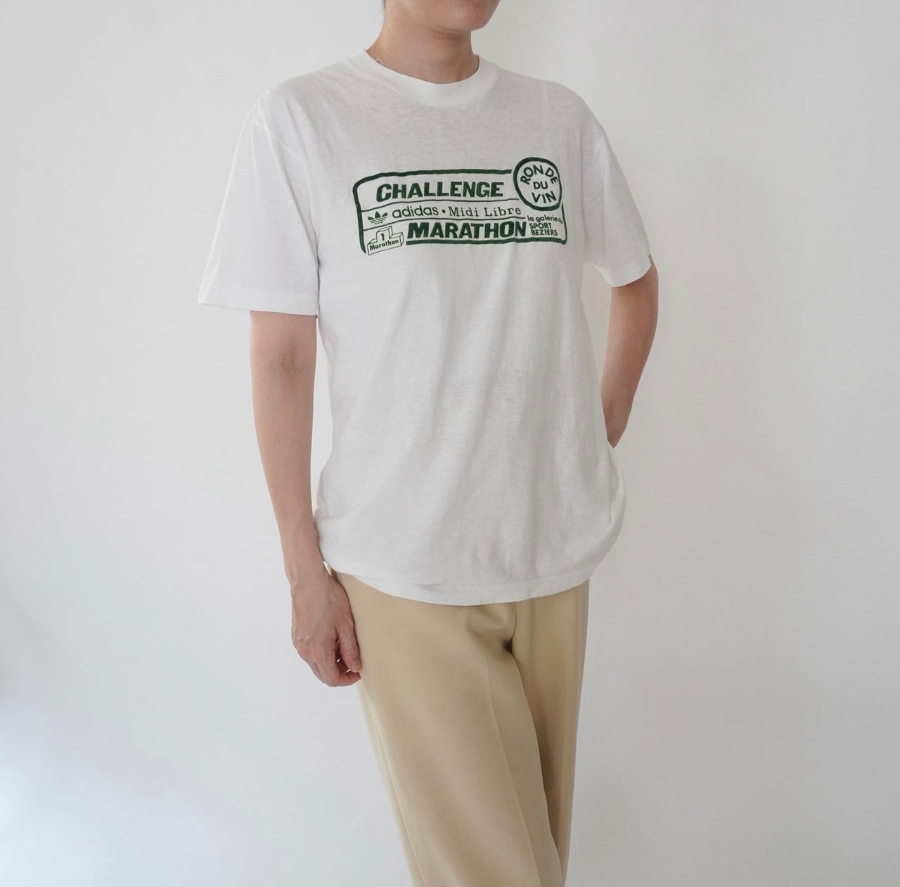 90s EURO "adidas" T-shirt