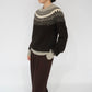 80s Hand Knitted in Peru Alpaca Wool Knit