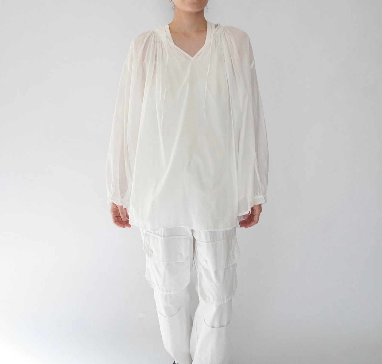 90s Cotton Tunic Made in USA