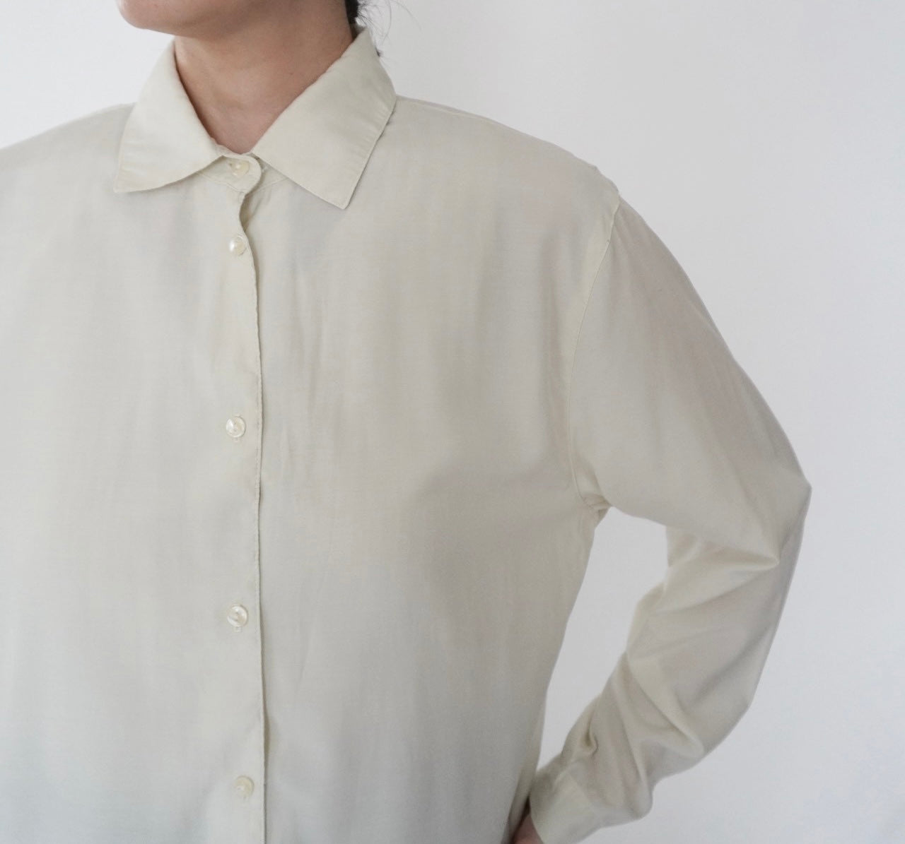 80s "finity x SAKS FIFTH AVENUE" Design Shirt Made in USA