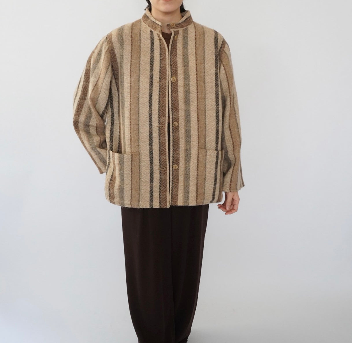 90s "Rodier Paris" Wool Jacket Made in France