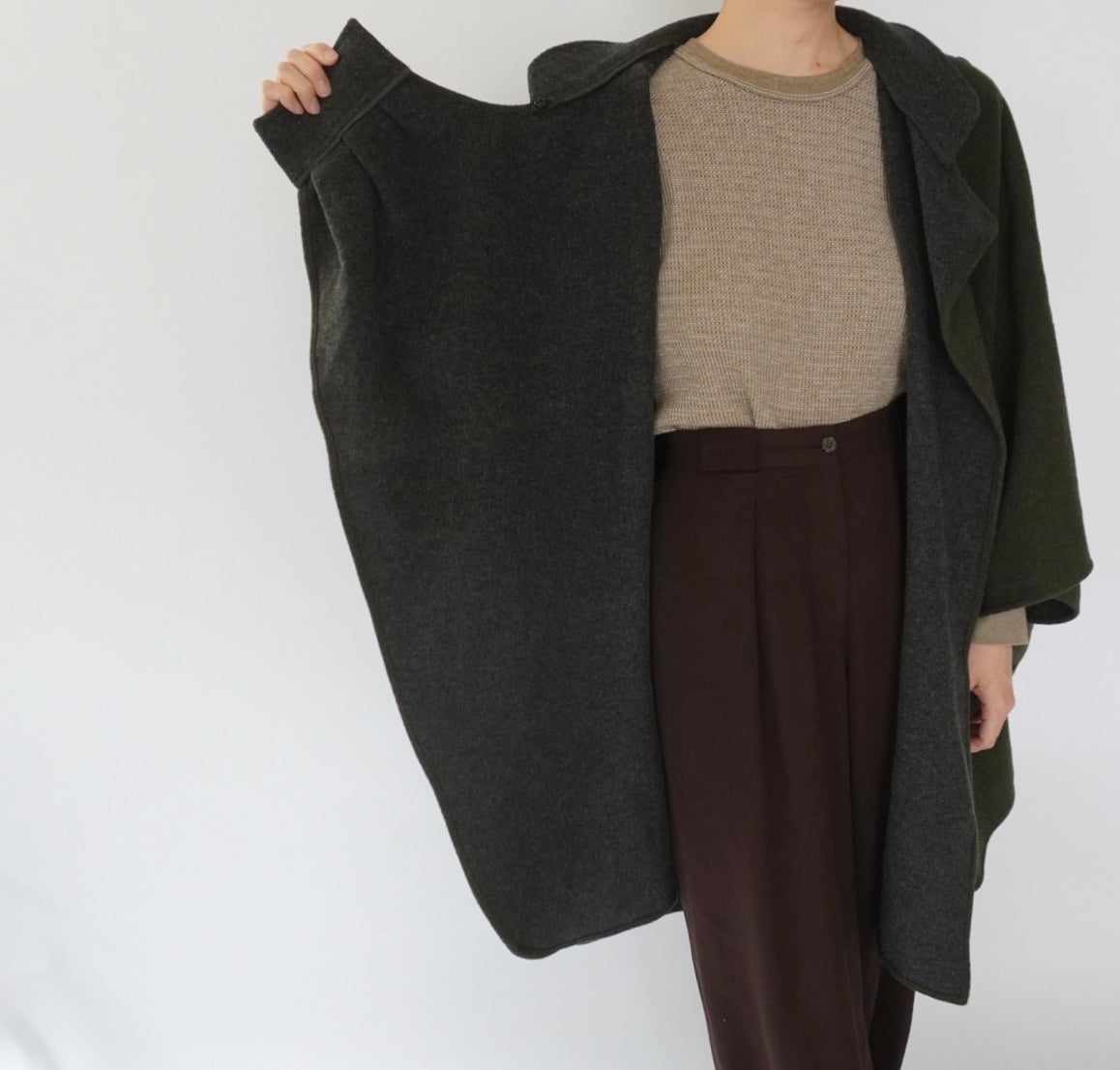 90s Design Poncho Jacket