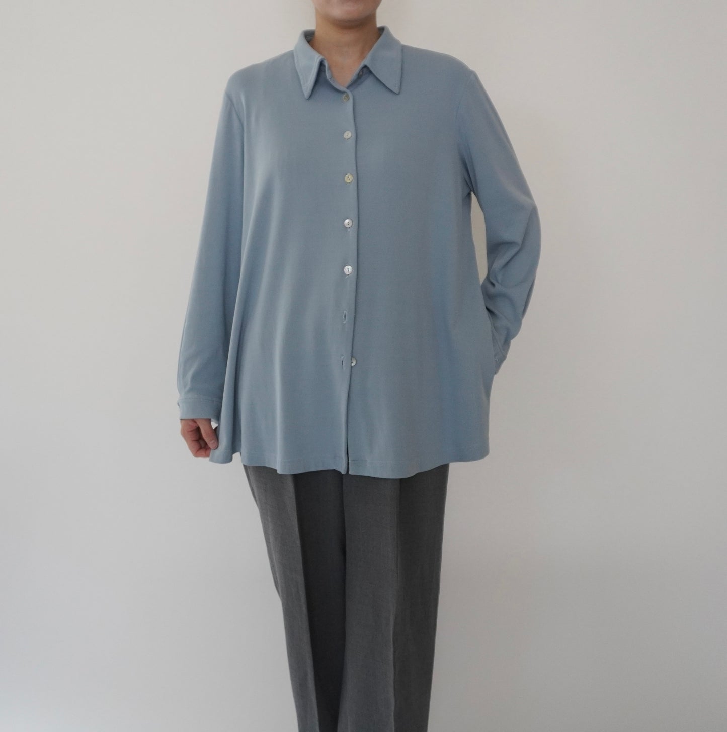 90s Light Blue Shirt Made in USA