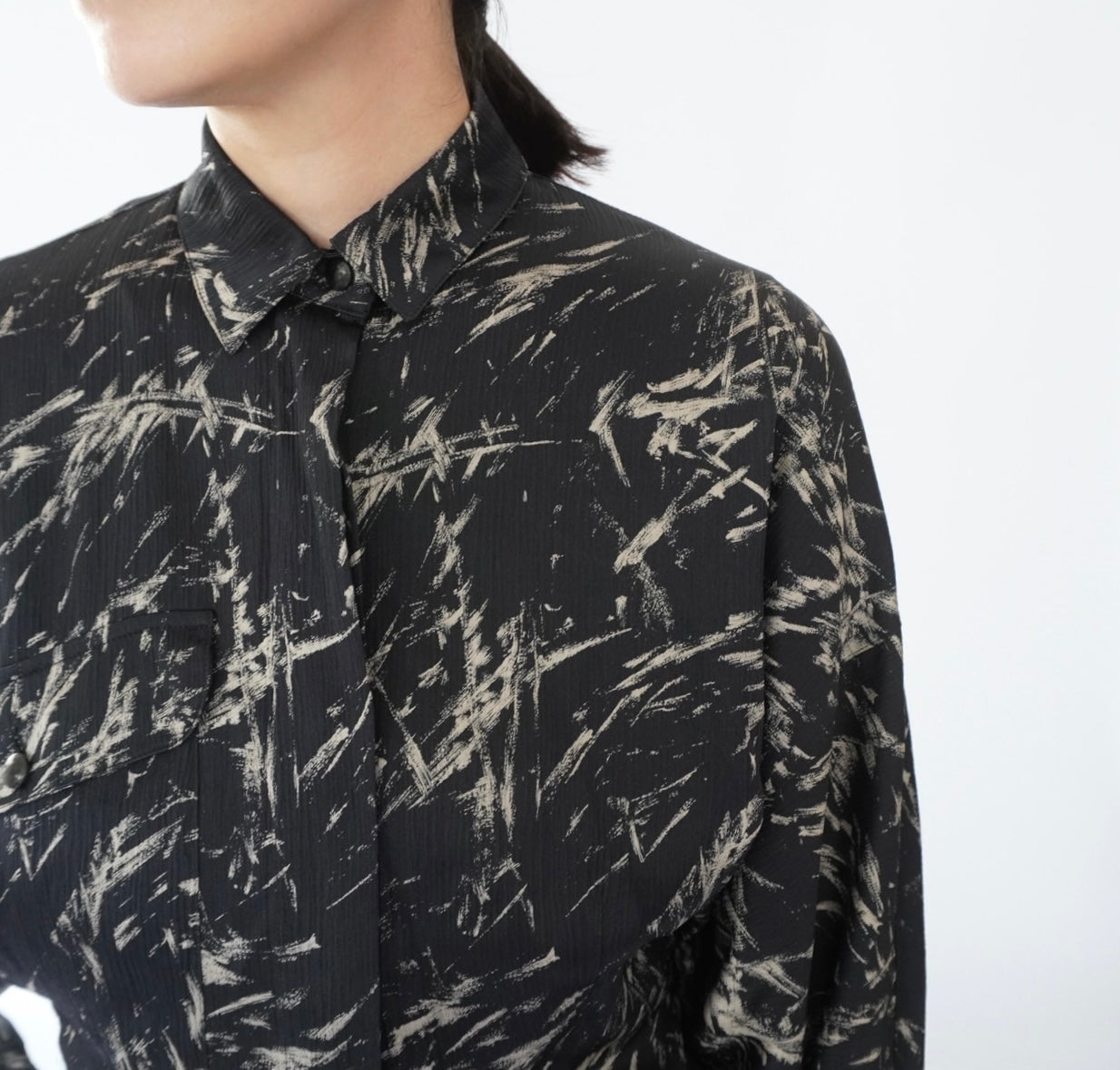 90s EURO Silk Design Shirt