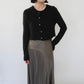 90s Black Cropped Cardigan