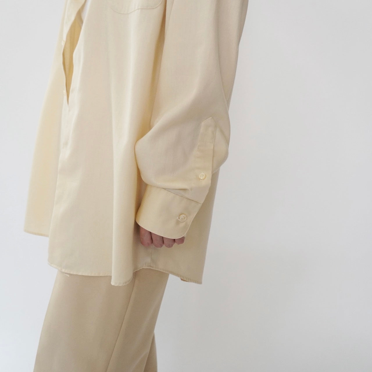 "Geoffrey Beene" Cream Shirt
