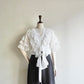 80s Lace Design Blouse