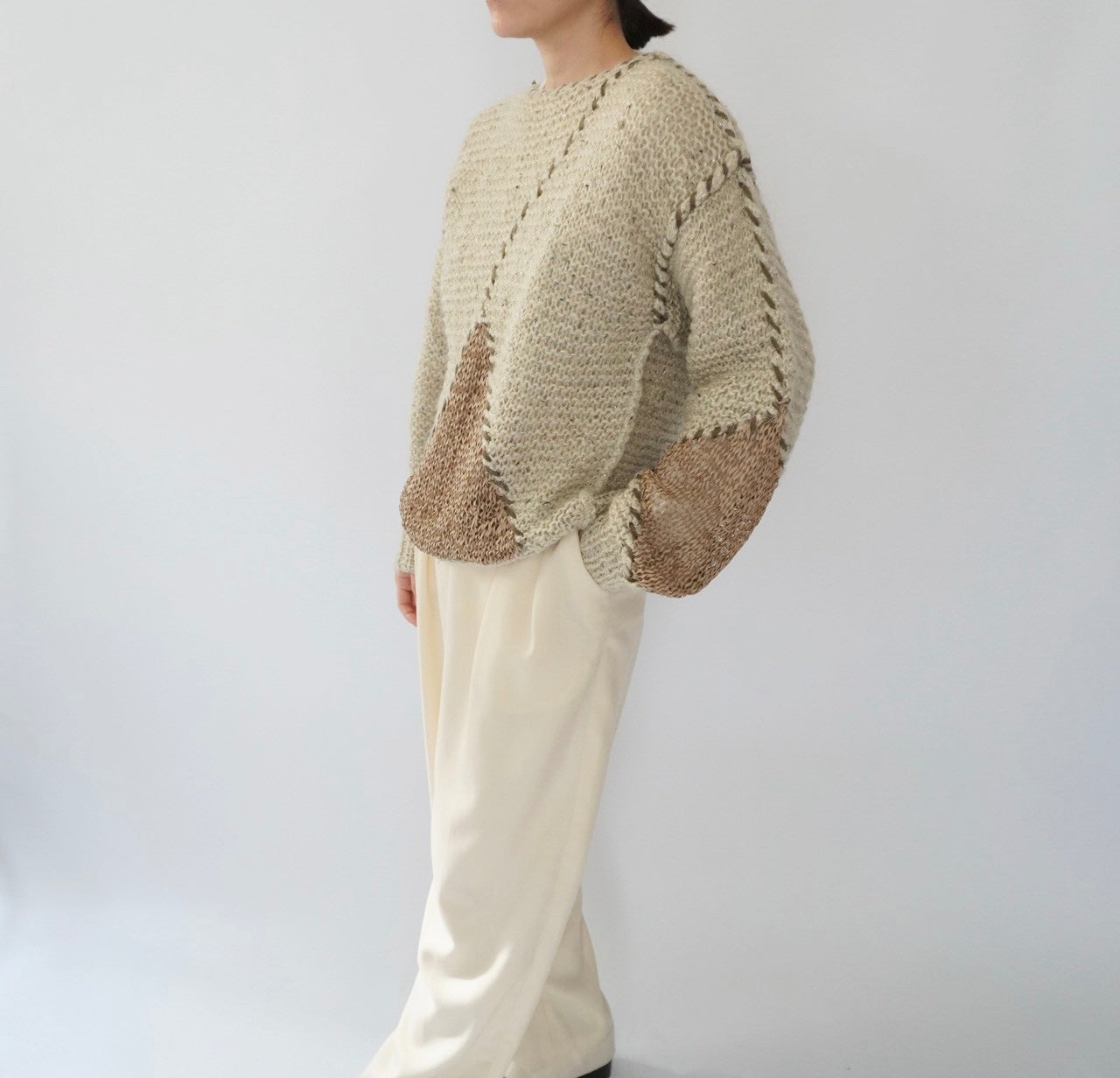 80s Woven Mohair Knit Made in Italy