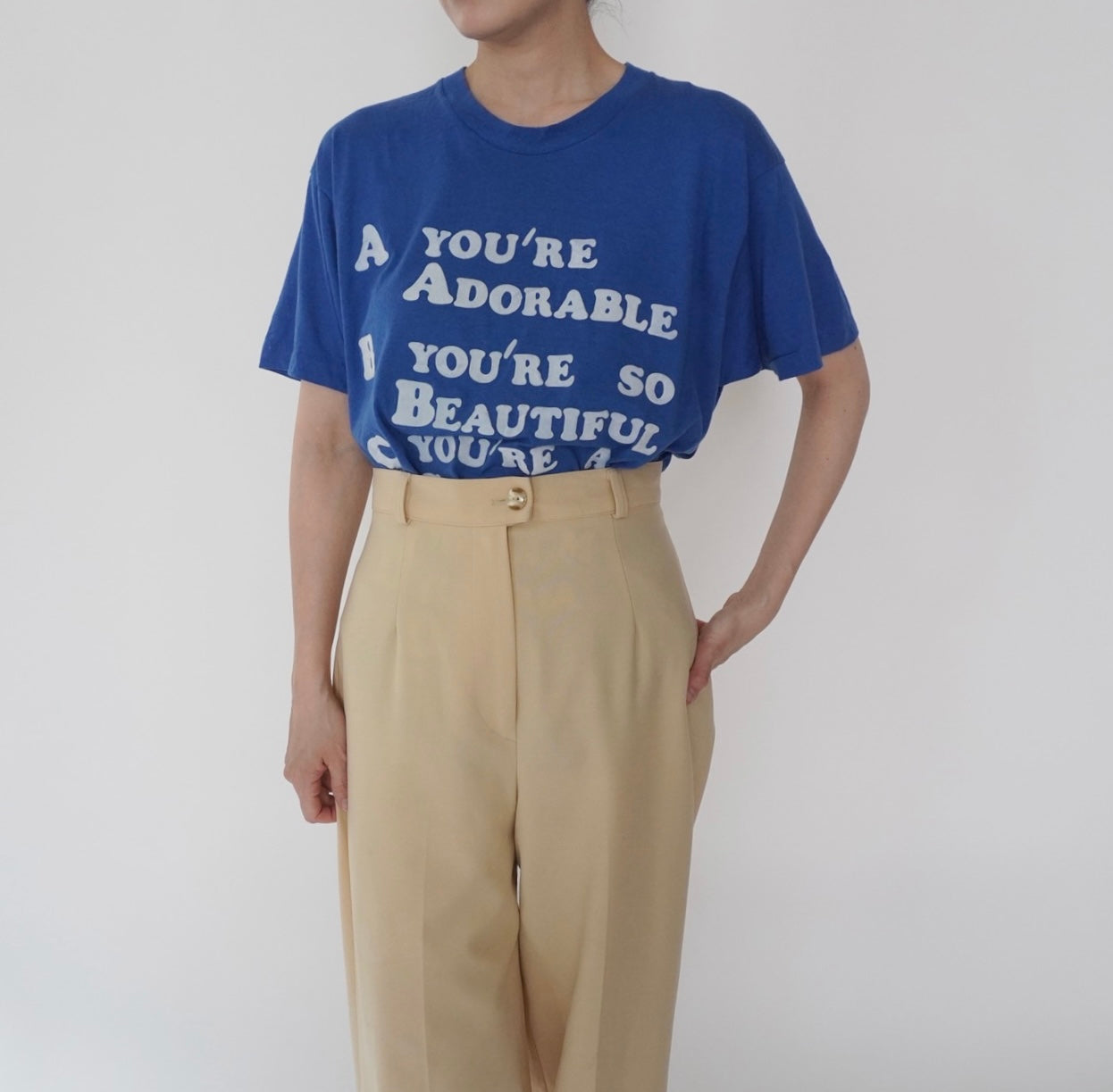 80s Printed T-shirt Made in USA