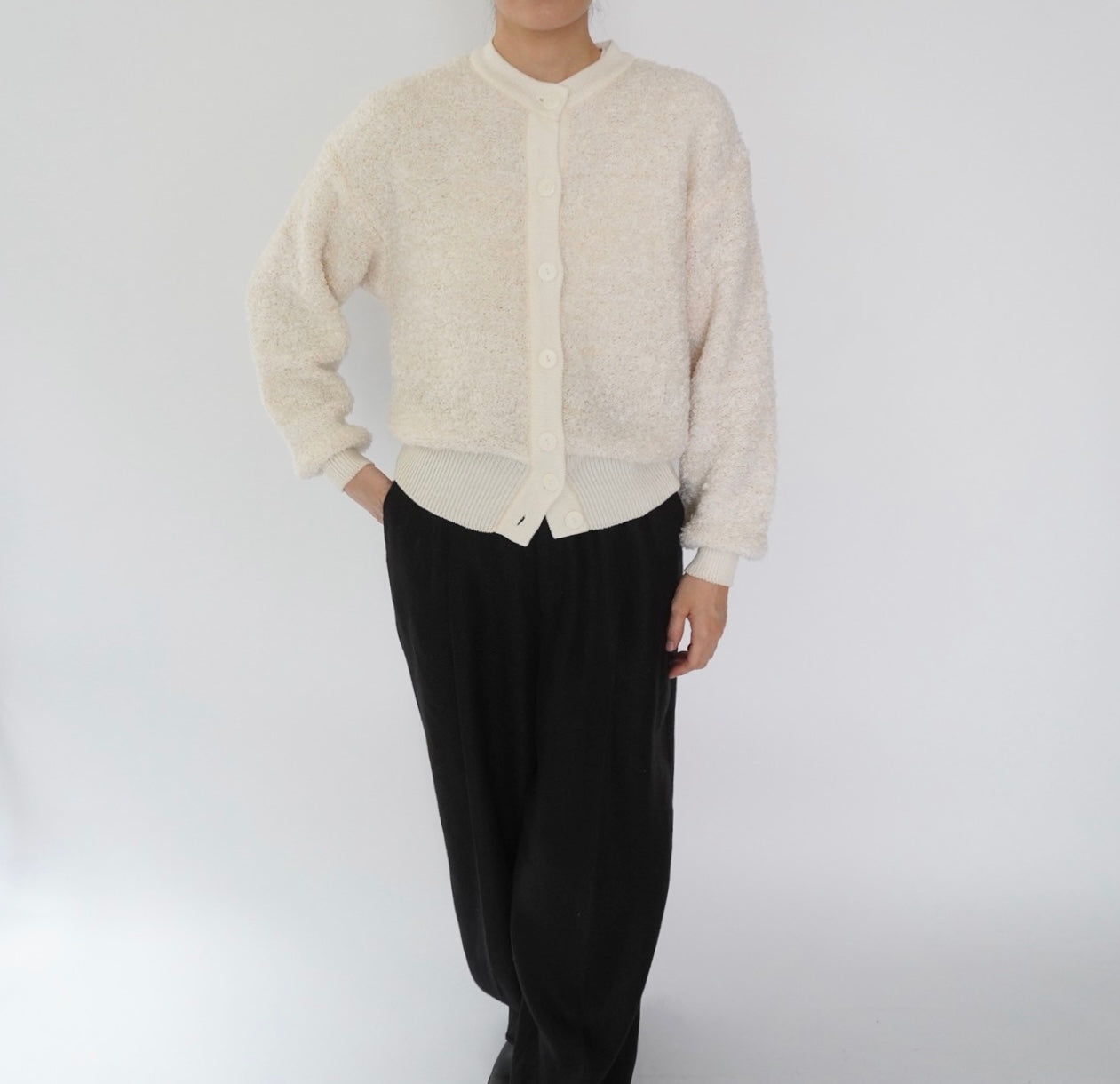 80s Design Knit Cardigan