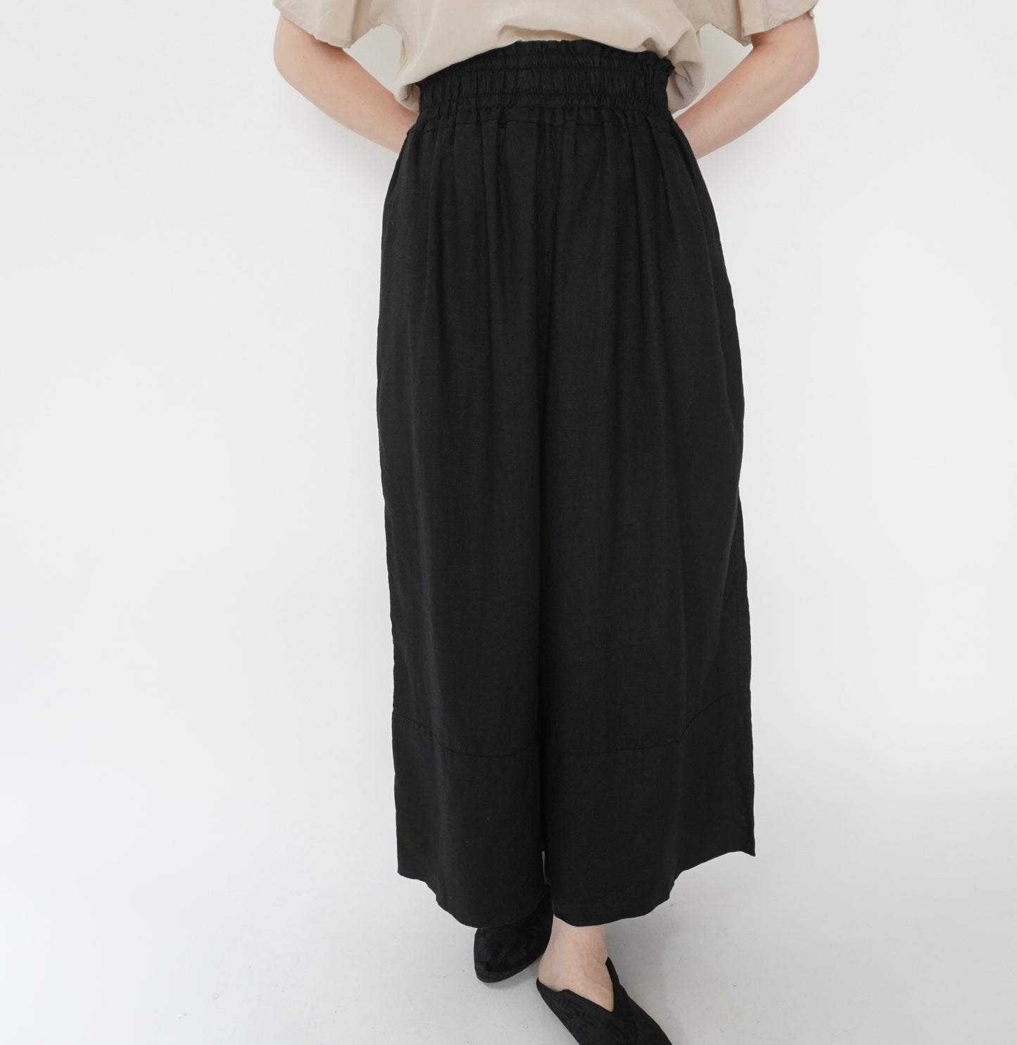 Cropped Wide Pants