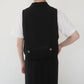90s Black Sleeveless Shirt