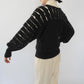 80s Design Knit Top