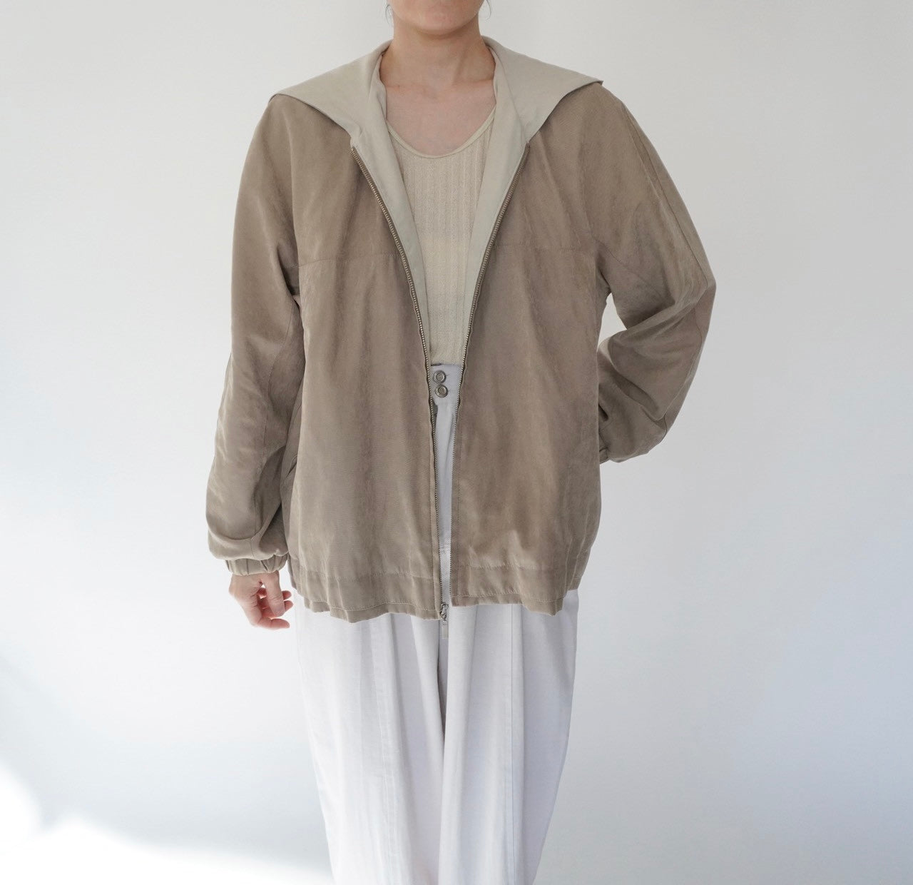 90s Hooded Light Jacket