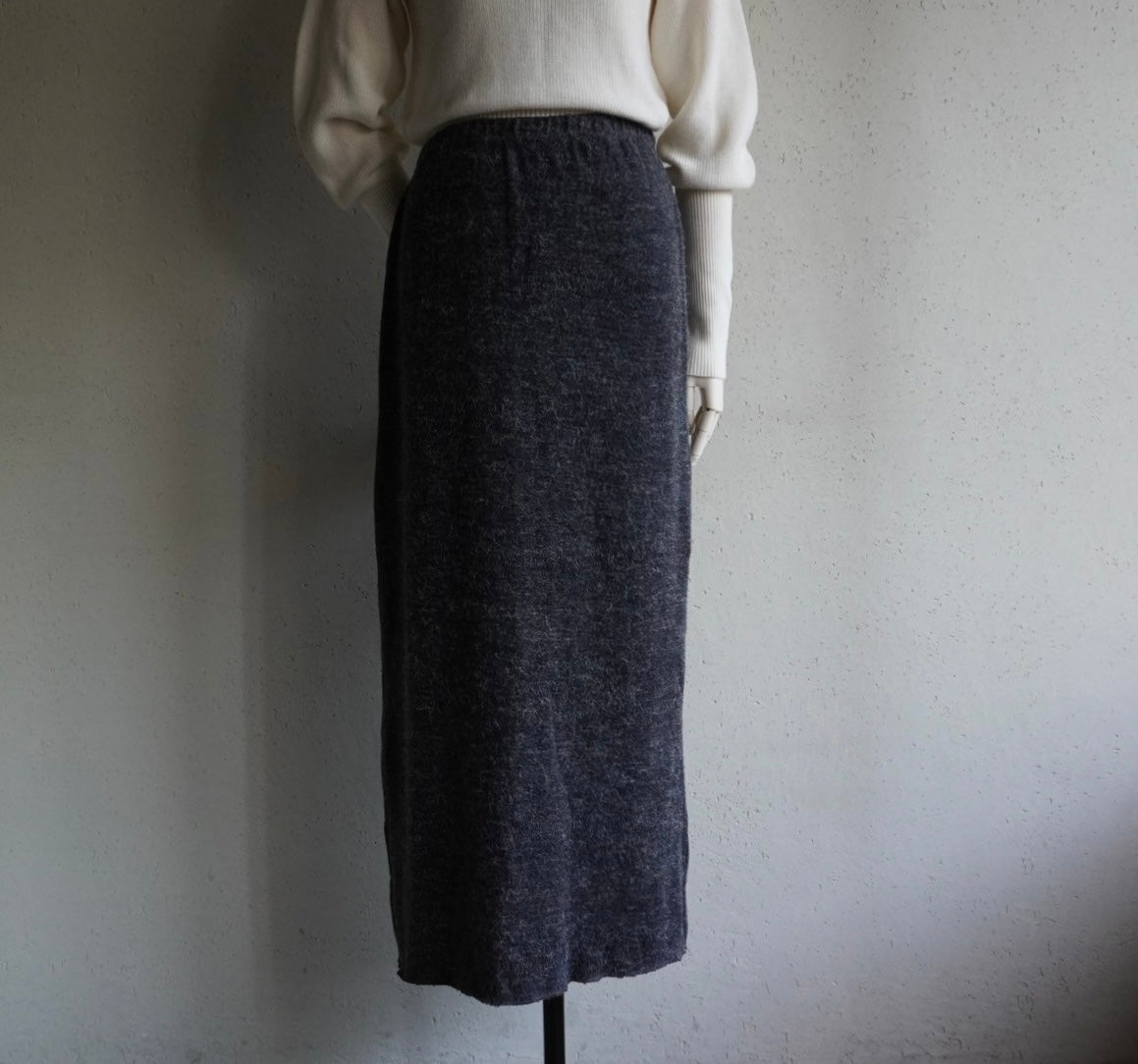 90s C.gray Knit Skirt