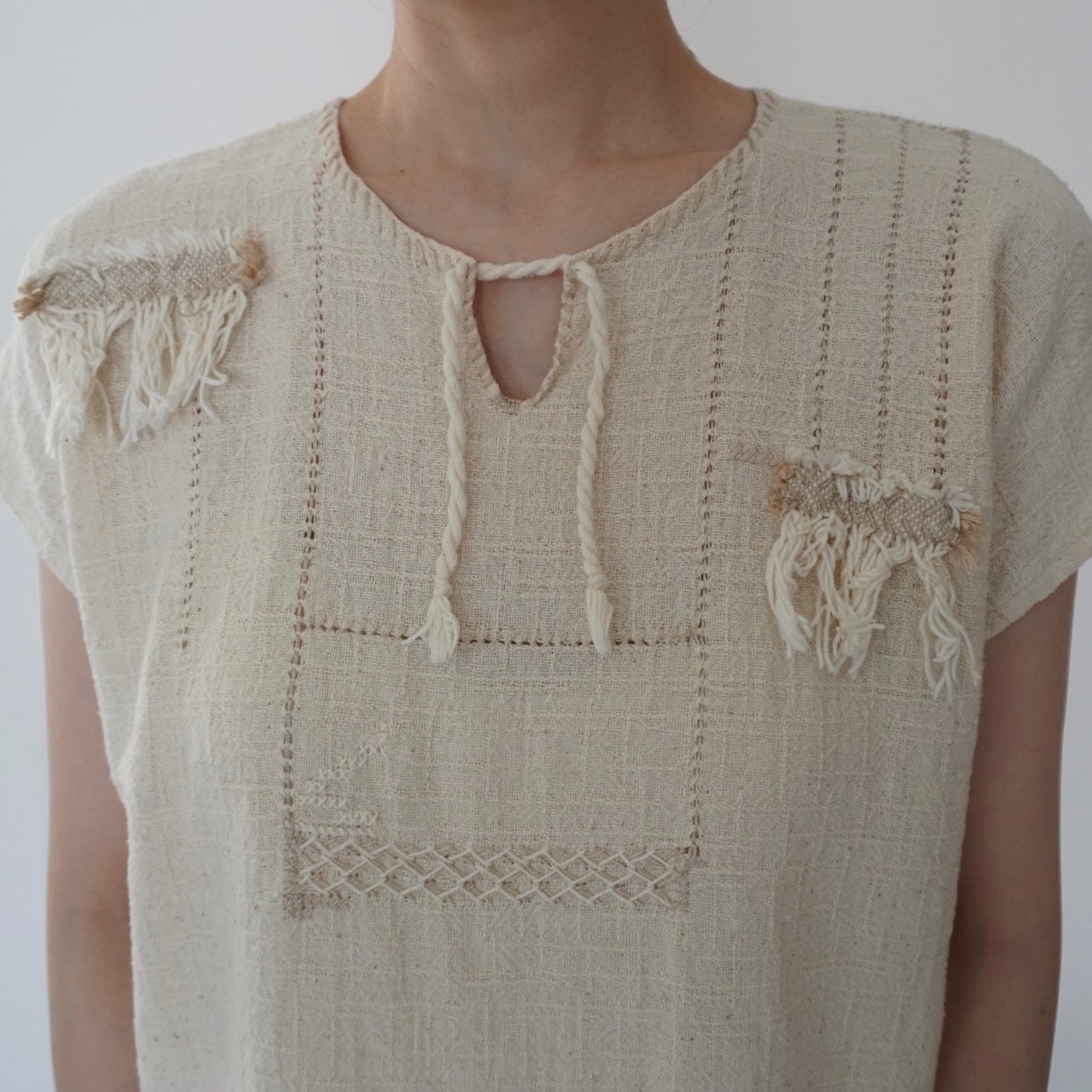 70s Fringe Design Top
