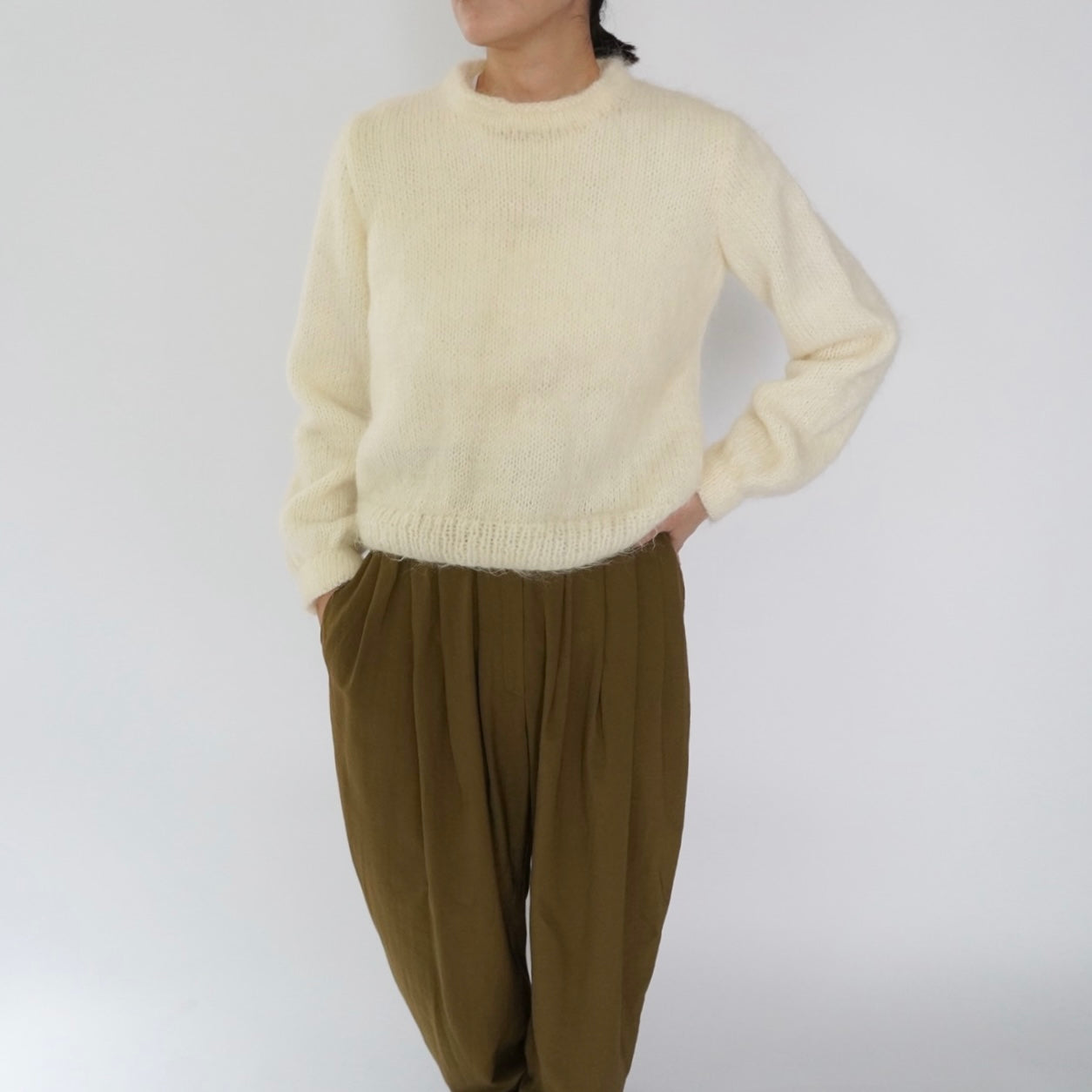 80s Ivory Knit