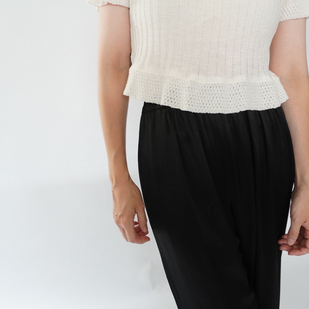 90s Ribbed Top Made in Italy