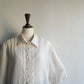 90s EURO Embroidery Sheer Shirt