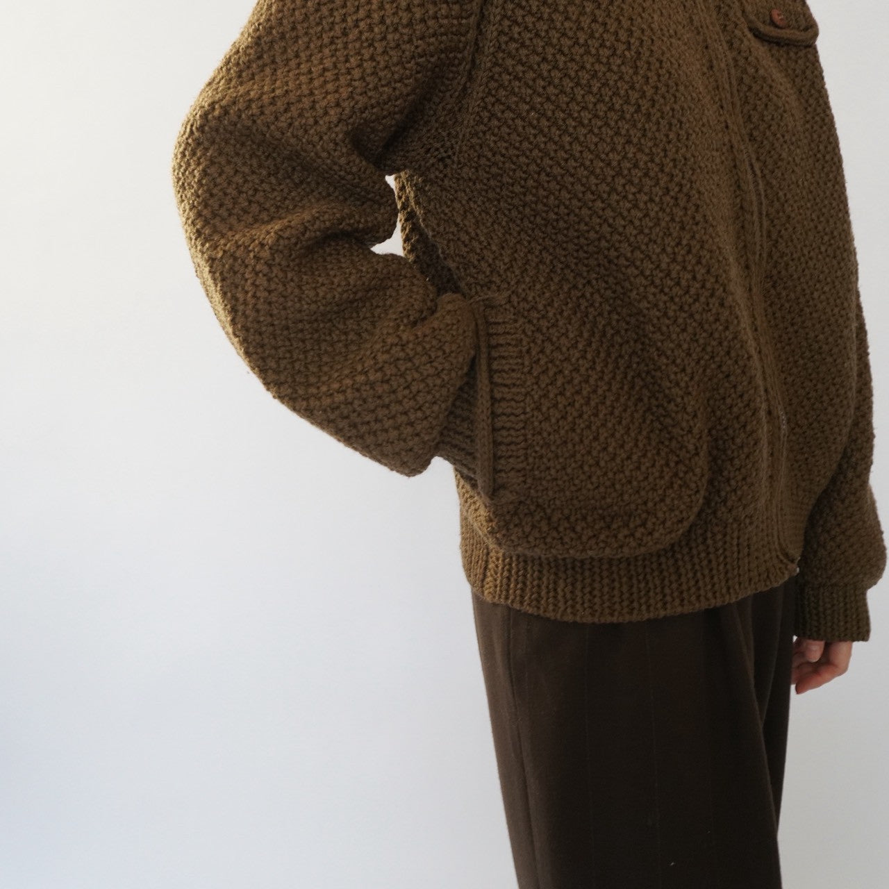 80s EURO Knit Jacket,Cardigan