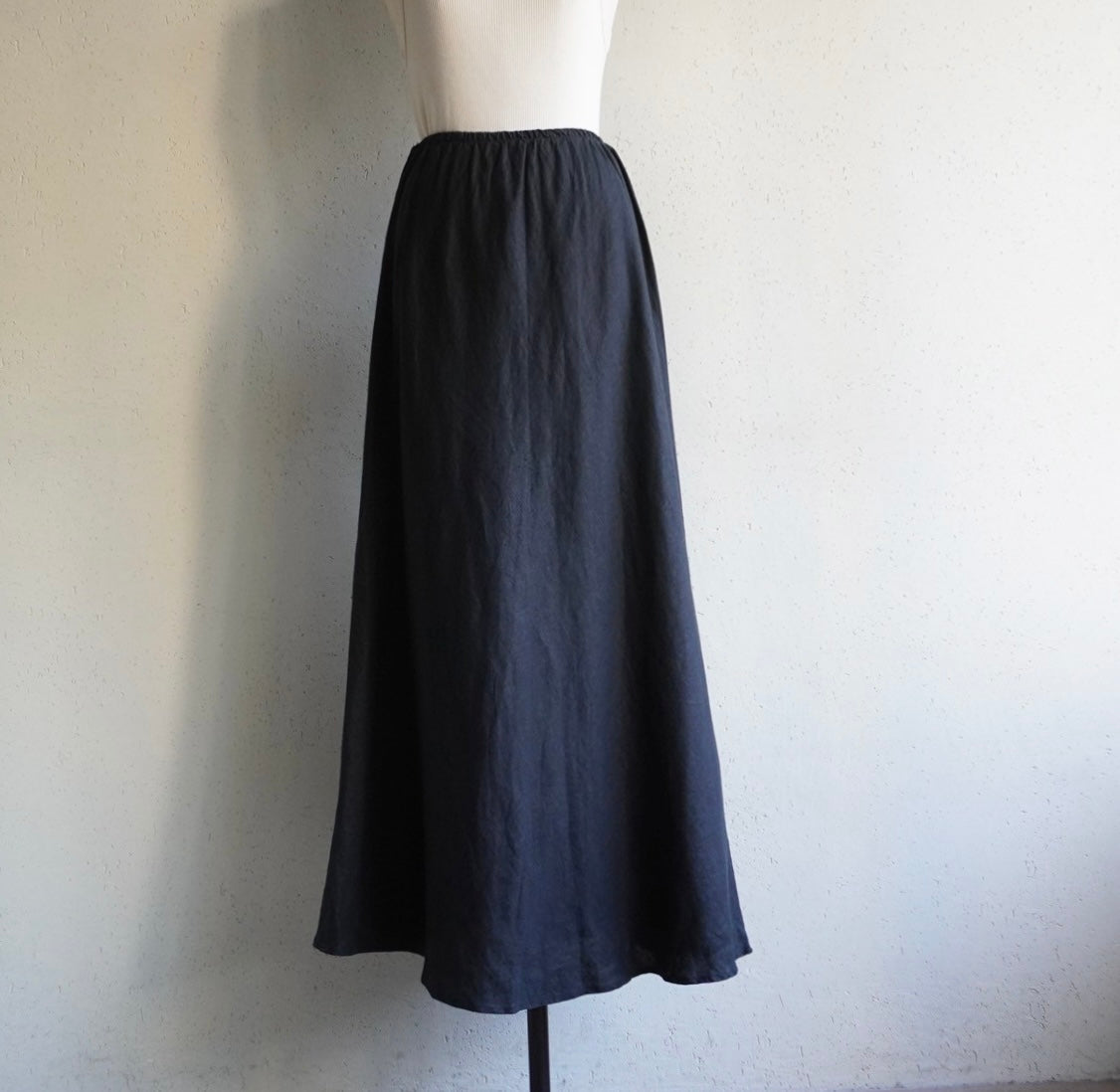90s Linen Maxi Skirt Made in USA