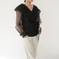 90s Sheer Design Blouse