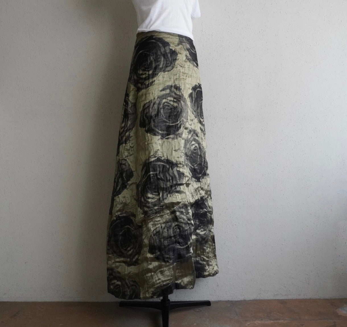 90s Silk Maxi Skirt Made in Italy