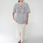 90s Striped Print T-shirt