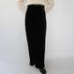 90s Velour High Waist Wide Pants