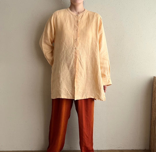 90s Linen Blouse