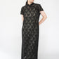 90s Lace Asian Design Dress
