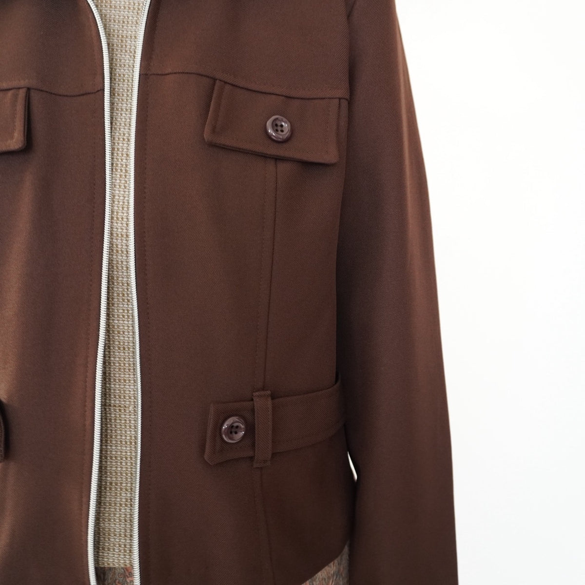 90s Brown Light Jacket Made in USA