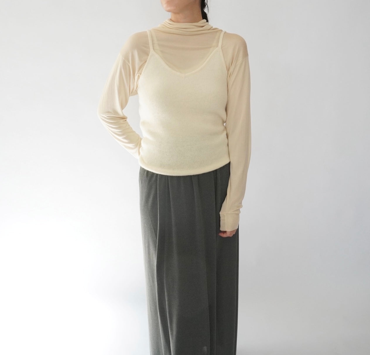 90s Angora Knit Camisole Top