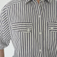 90s Striped Design Shirt