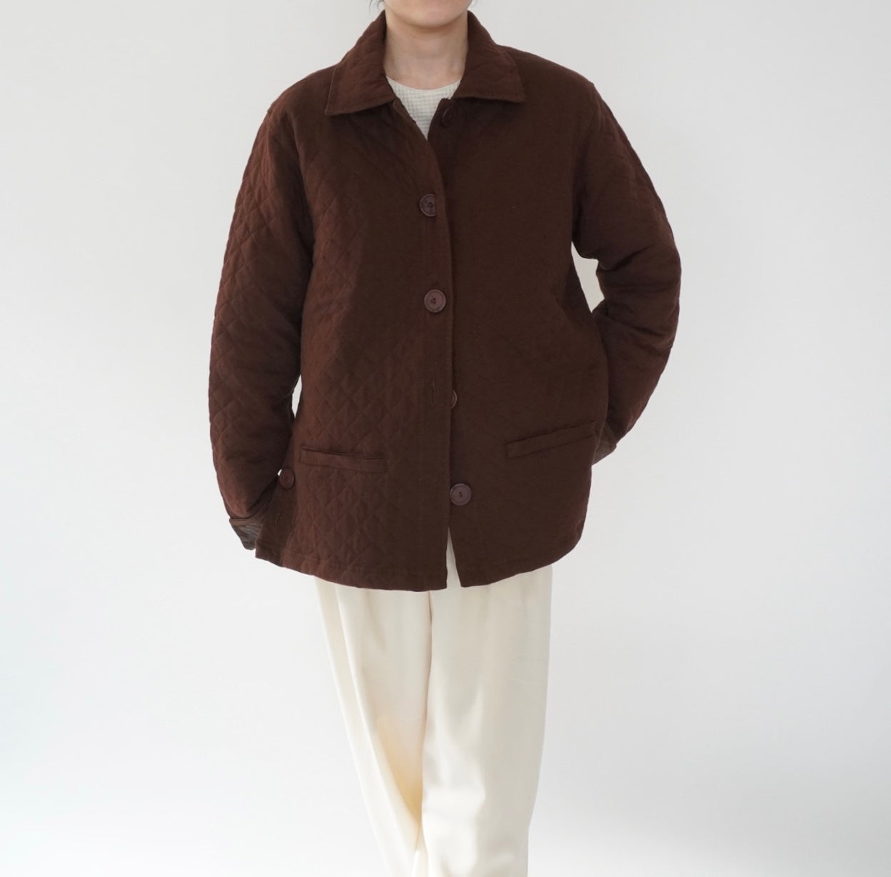 90s Quilted Light Jacket