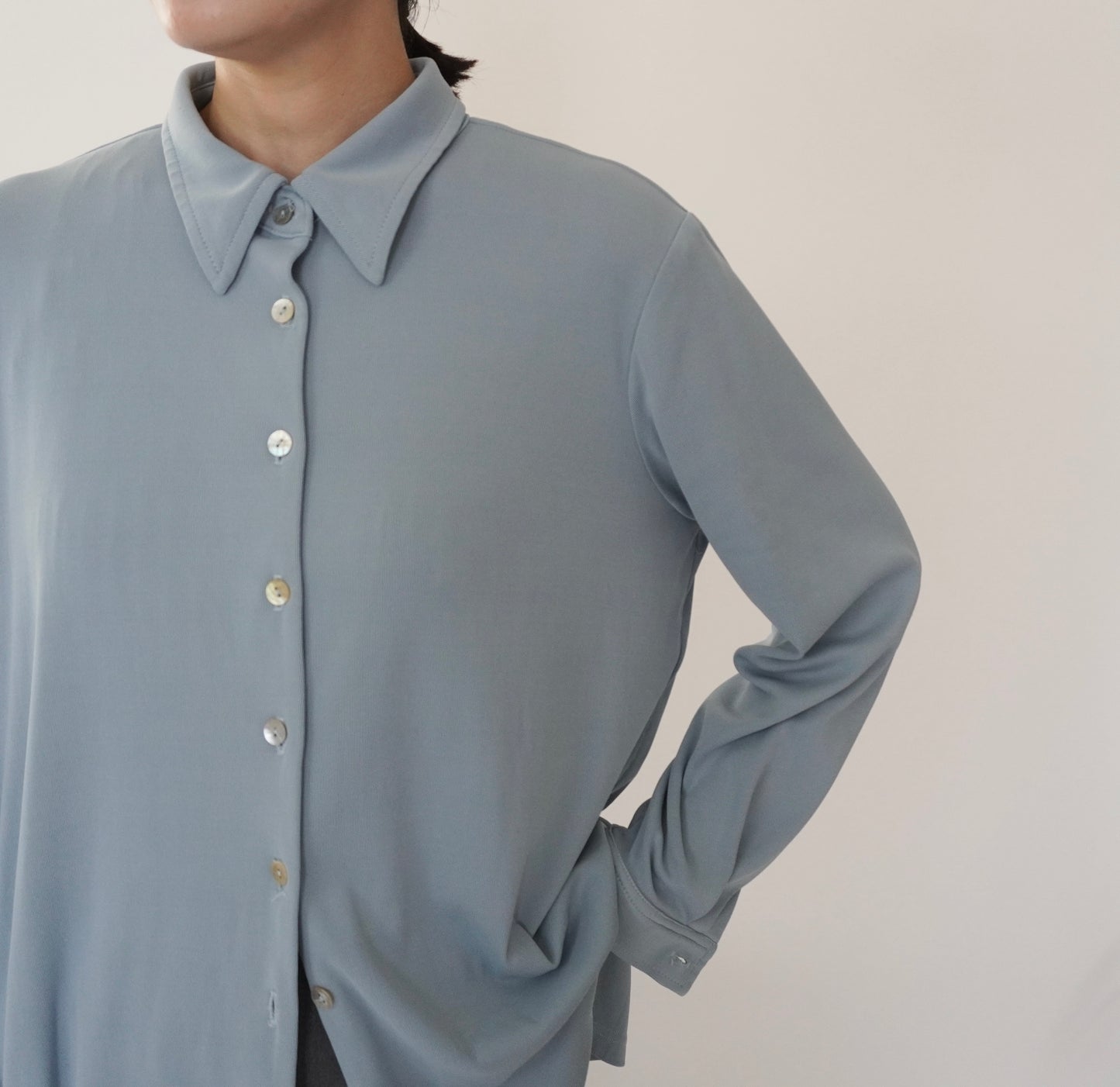 90s Light Blue Shirt Made in USA