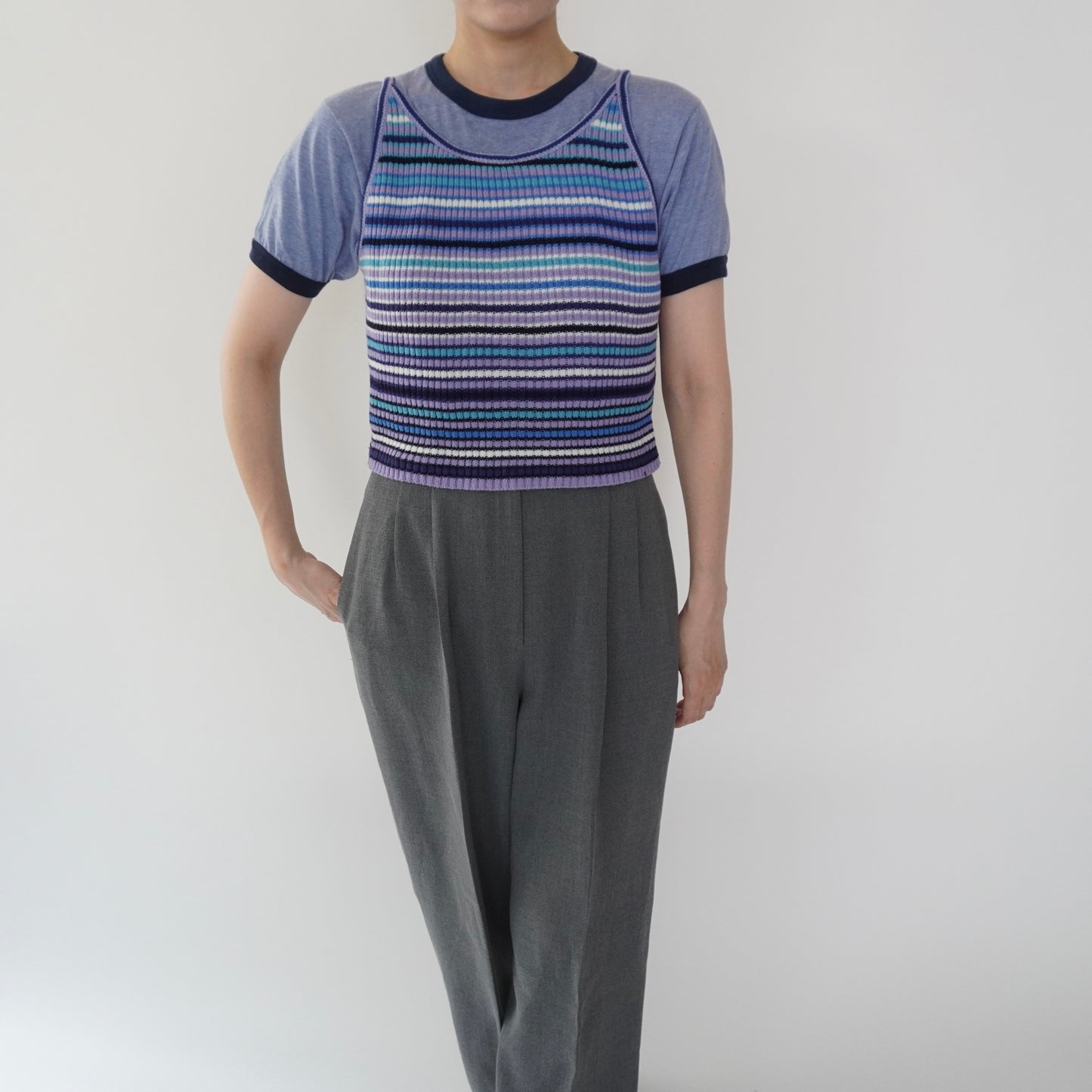 90s Striped Camisole Top