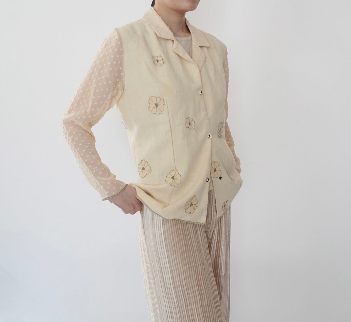 90s "Deborah Cross" Design Light Jacket