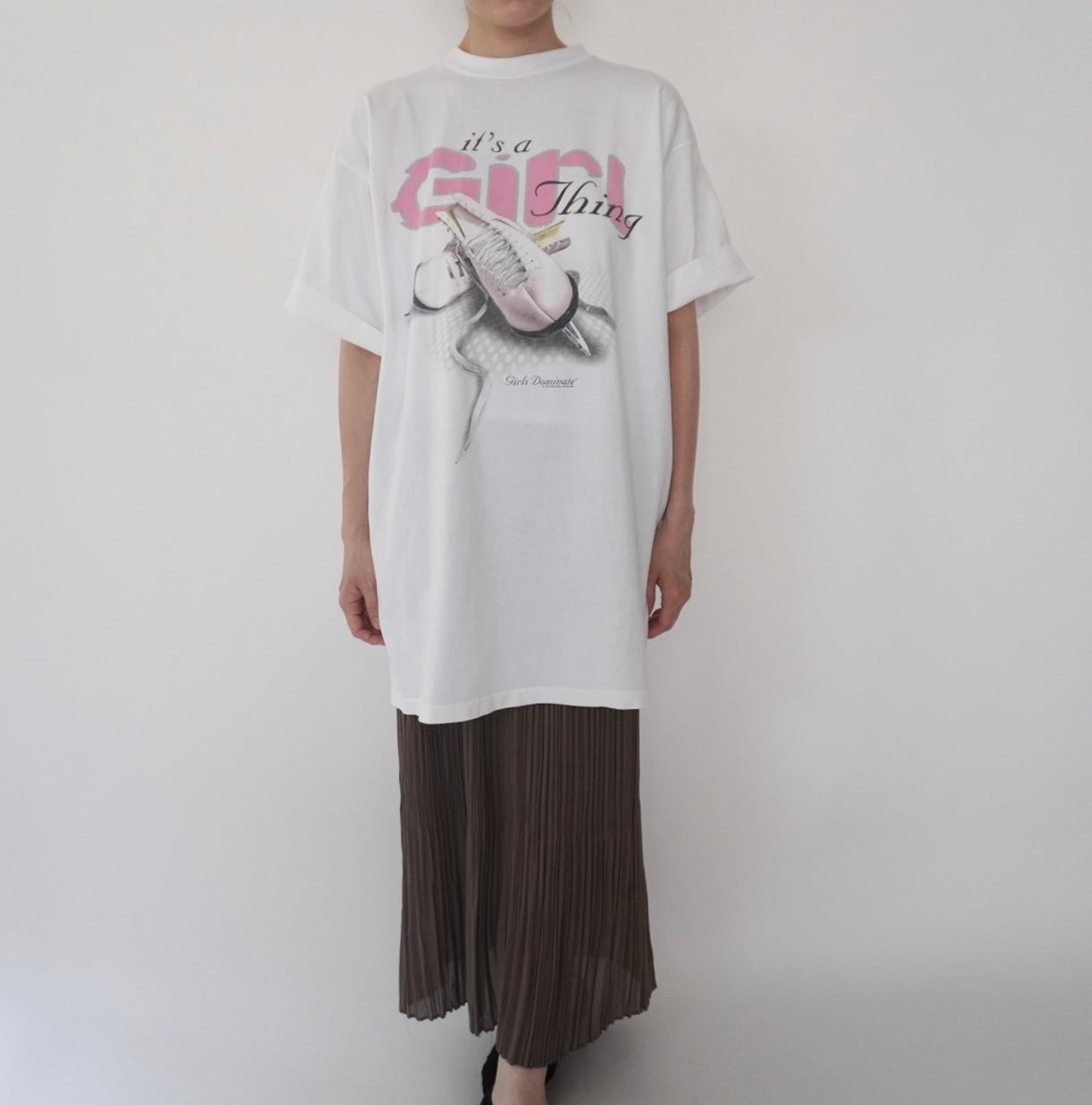 90s Printed Long T-shirt Made in Canada