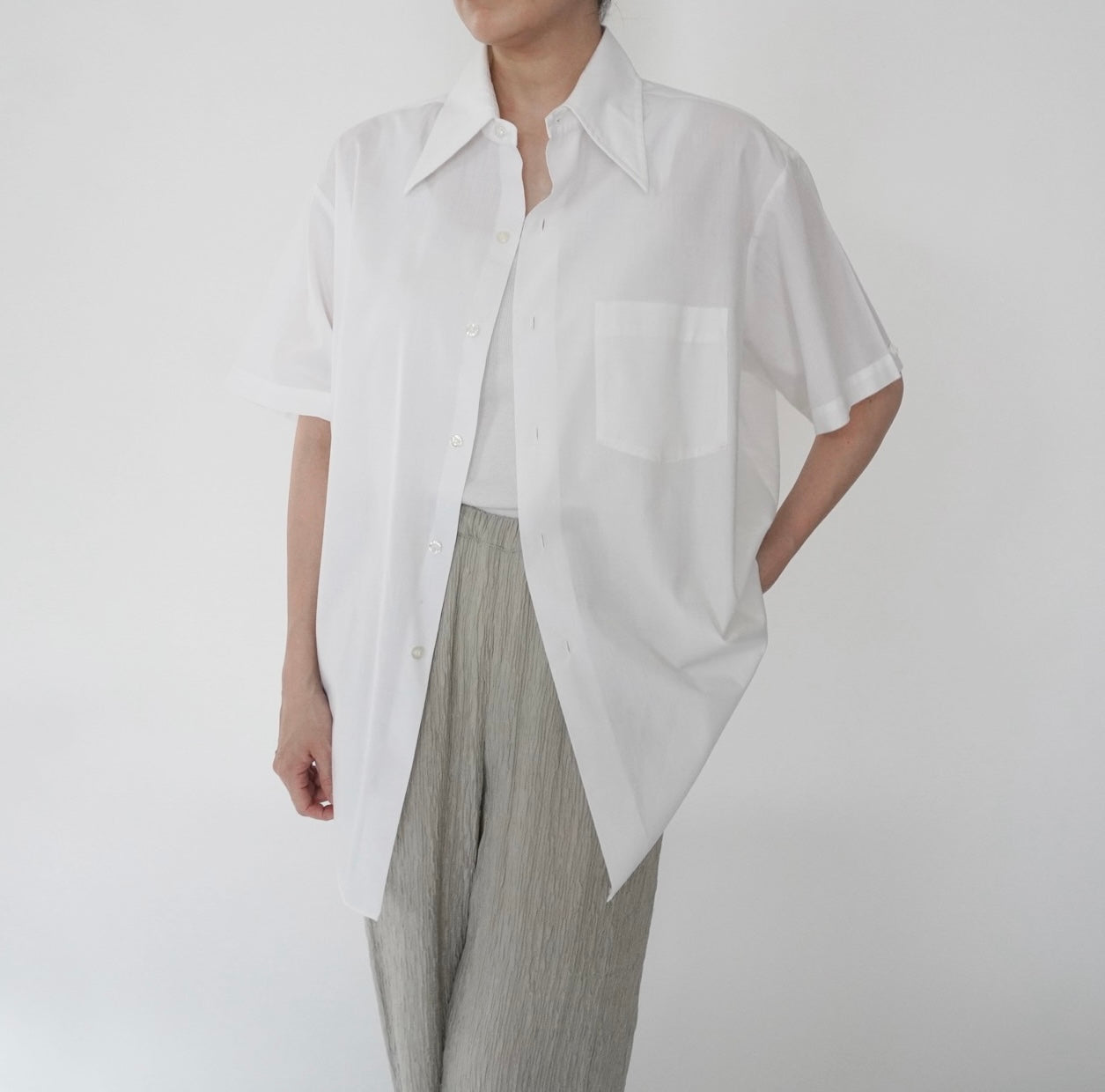 70s White Shirt