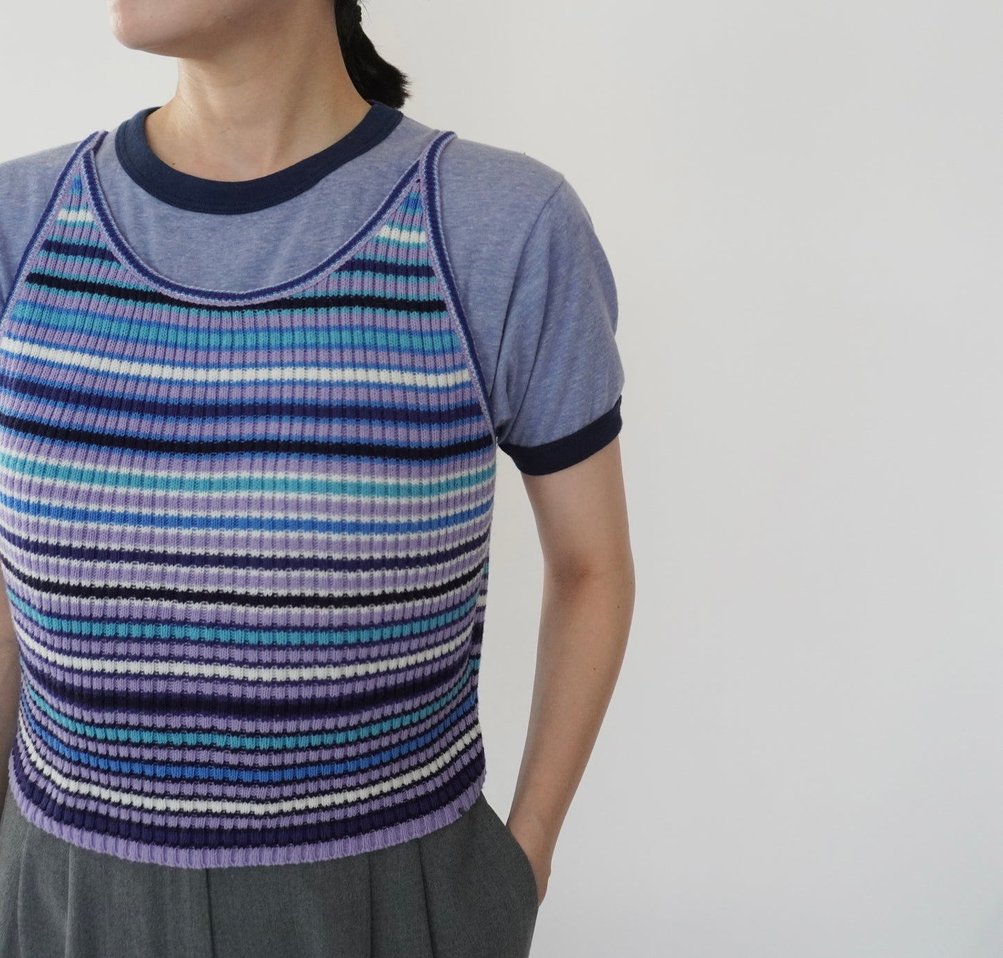 90s Striped Camisole Top